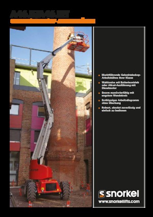 Nacelles à bras articulés sur roues Snorkel A46JE