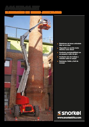 Nacelles à bras articulés sur roues Snorkel A46JE