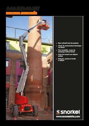 Nacelles à bras articulés sur roues Snorkel A46JE