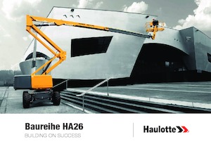 Nacelles à bras articulés sur roues Haulotte HA26 RTJ PRO