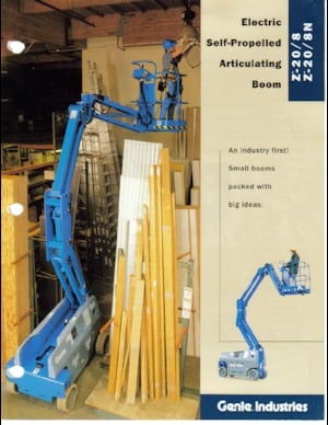 Nacelles à bras articulés sur roues Genie Z 20/8 E