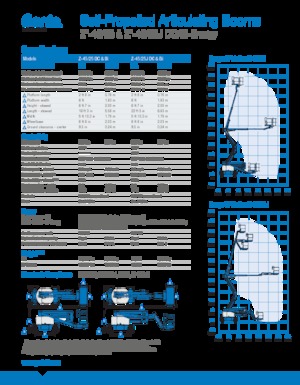 Nacelles à bras articulés sur roues Genie Z45/25 DC