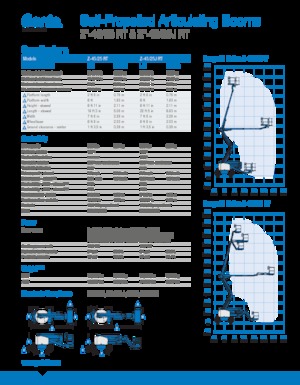 Nacelles à bras articulés sur roues Genie Z-45/25 J RT