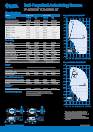 Nacelles à bras articulés sur roues Genie Z-45/25J RT