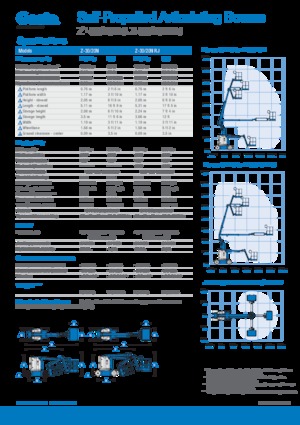Nacelles à bras articulés sur roues Genie Z-30/20N RJ