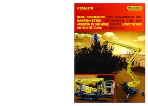 Nacelles à bras articulés sur chenilles Palfinger P 150 AJTK
