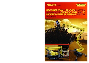Nacelles à bras articulés sur chenilles Palfinger P 150 AJTK