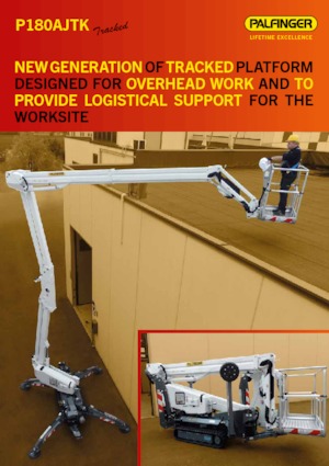 Nacelles télescopiques sur camion Palfinger P 180 AJTK
