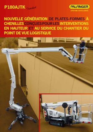 Nacelles télescopiques sur camion Palfinger P 180 AJTK