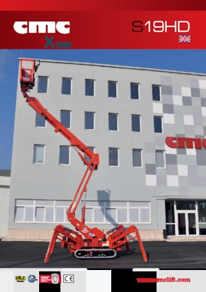 Nacelles à bras articulés sur chenilles CMC S19HD