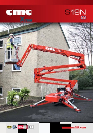 Nacelles à bras articulés sur chenilles CMC S19N