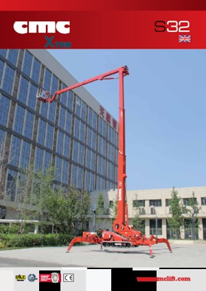 Nacelles à bras articulés sur chenilles CMC S32