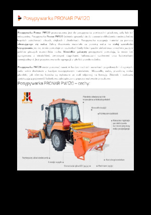 Épandeur  montables Pronar PW 120