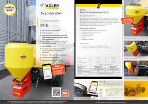 Épandeur  montables Adler ST-E 200
