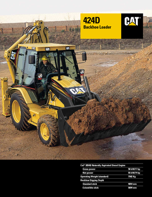 Chargeuses pelleteuses Caterpillar 424 D