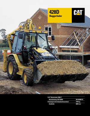 Chargeuses pelleteuses Caterpillar 428 D 4x4