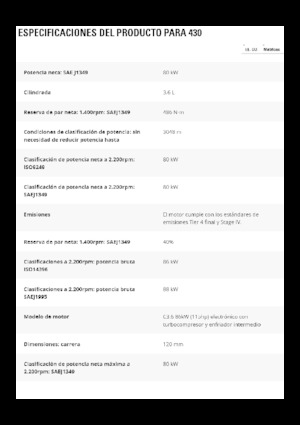 Chargeuses pelleteuses Caterpillar 430