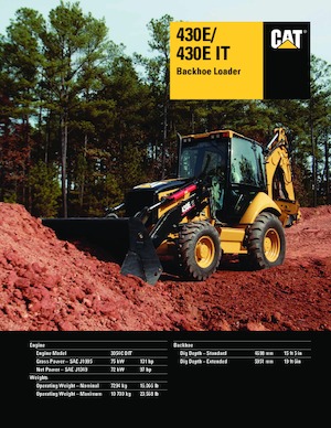 Chargeuses pelleteuses Caterpillar 430 E