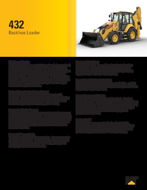 Chargeuses pelleteuses Caterpillar 432