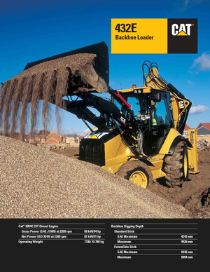 Chargeuses pelleteuses Caterpillar 432E 4x4