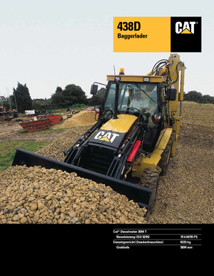 Chargeuses pelleteuses Caterpillar 438 D 4x4