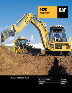 Chargeuses pelleteuses Caterpillar 442 D 4x4