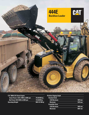 Chargeuses pelleteuses Caterpillar 444E 4x4