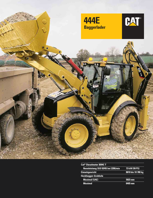 Chargeuses pelleteuses Caterpillar 444E 4x4