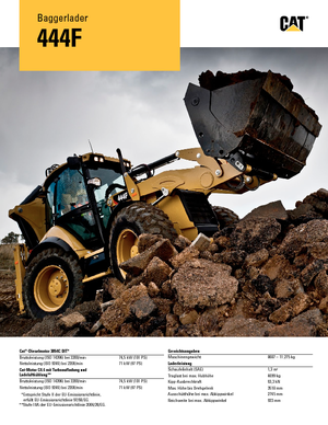 Chargeuses pelleteuses Caterpillar 444F2