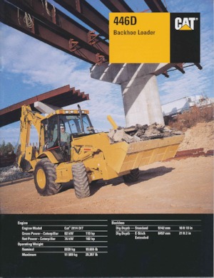 Chargeuses pelleteuses Caterpillar 446 D
