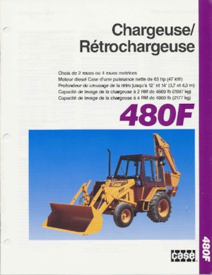 Chargeuses pelleteuses Case 480F 