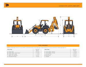 Chargeuses pelleteuses JCB 4CX 14FT