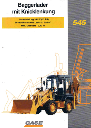 Chargeuses pelleteuses Case 545