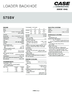 Chargeuses pelleteuses Case 575SV