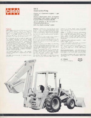 Chargeuses pelleteuses Case 580 B 