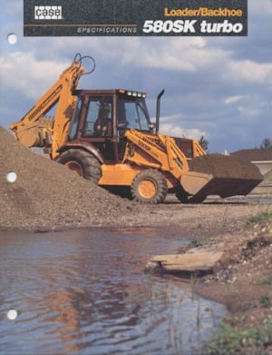 Chargeuses pelleteuses Case 580 SK Turbo 