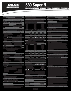 Chargeuses pelleteuses Case 580 Super N