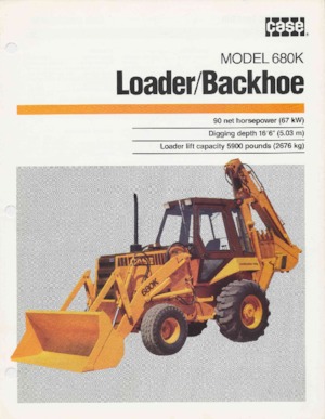 Chargeuses pelleteuses Case 680 K