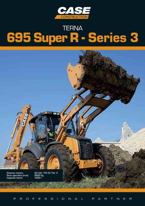Chargeuses pelleteuses Case 695 Super R