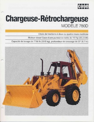 Chargeuses pelleteuses Case 780 D 