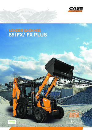 Chargeuses pelleteuses Case 851FX+