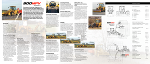 Tracteurs 4WD Hydrema 900 MPV-C