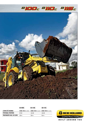Chargeuses pelleteuses New Holland B110C TC