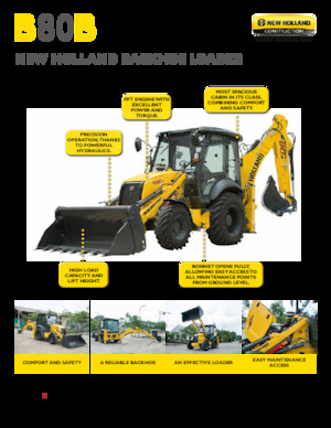 Chargeuses pelleteuses New Holland B80B