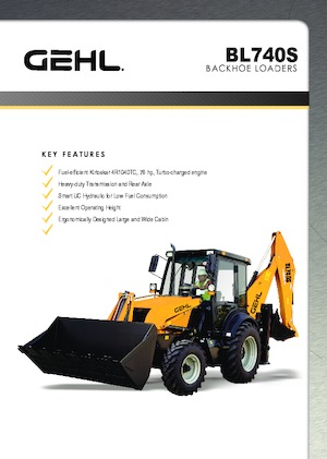 Chargeuses pelleteuses Gehl BL 740S