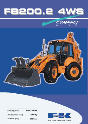 Chargeuses pelleteuses Fiat Kobelco FB 200.2