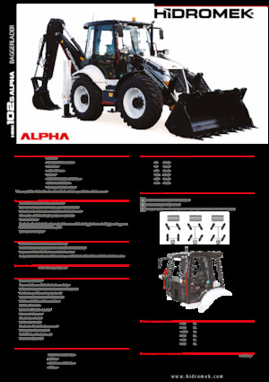Chargeuses pelleteuses Hidromek HMK 102 S Alpha