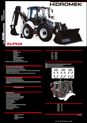 Chargeuses pelleteuses Hidromek HMK 102 S Alpha