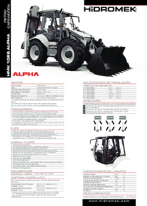 Chargeuses pelleteuses Hidromek HMK 102 S Alpha