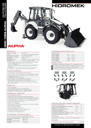Chargeuses pelleteuses Hidromek HMK 102 S Alpha